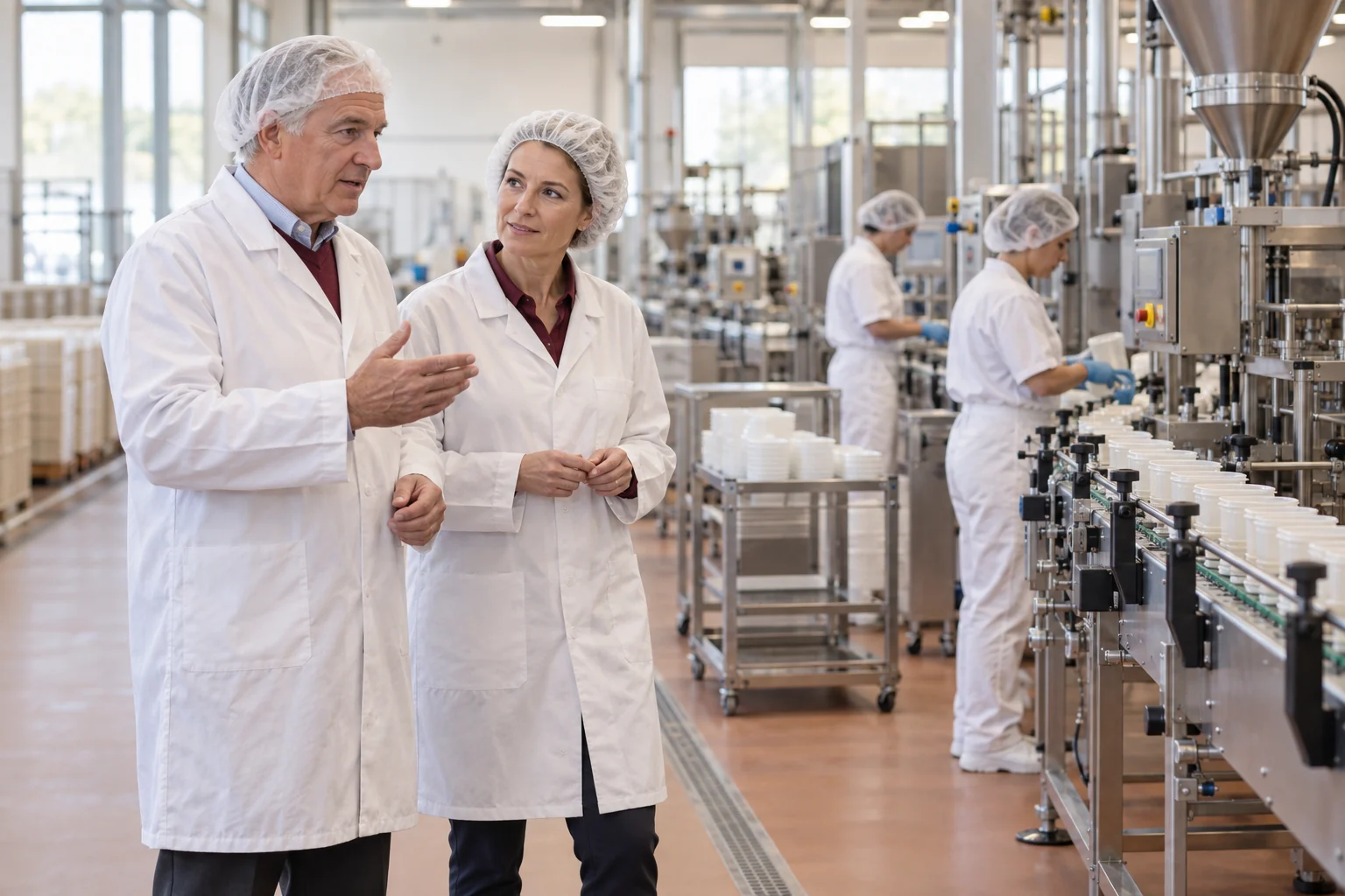 Unternehmenseigentümer besprechen den Einstieg eines Minderheitsgesellschafters